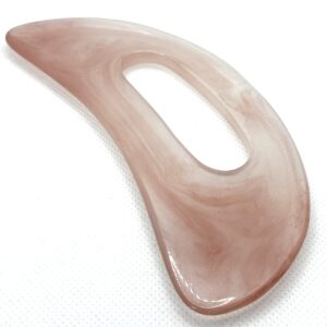 gua sha sten krop pink