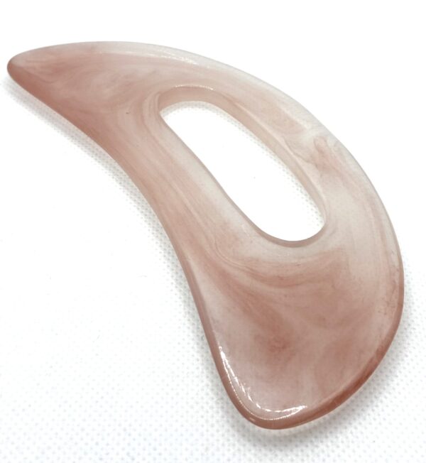 gua sha sten krop pink