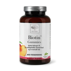 biotin gummies gummies med ferskensmag